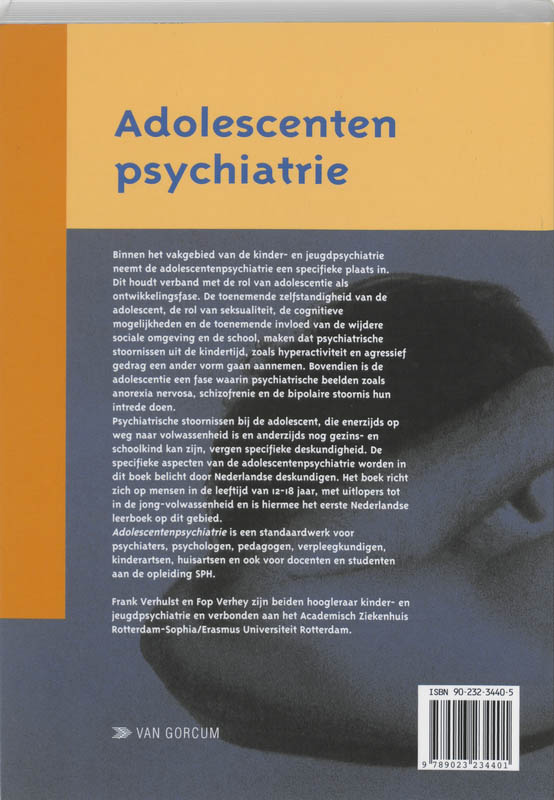 Achterkant van Adolescentenpsychiatrie