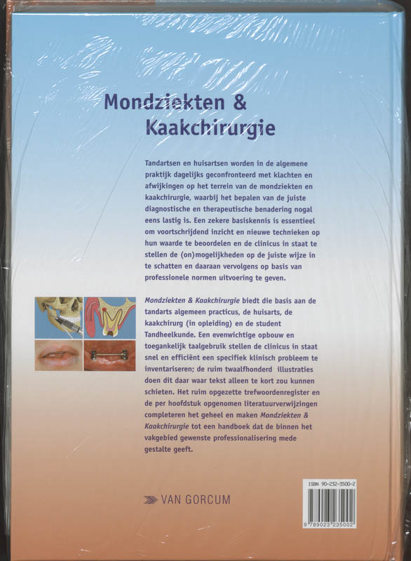 Achterkant van Mondziekten en kaakchirurgie