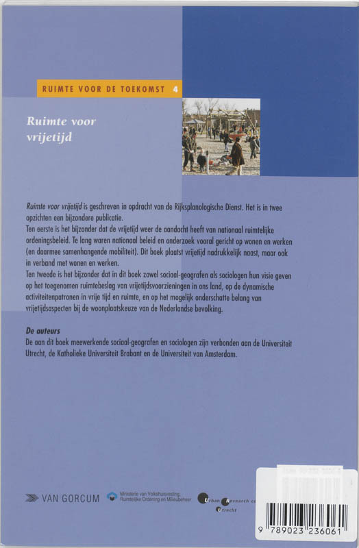 Achterkant van Ruimte voor vrijetijd