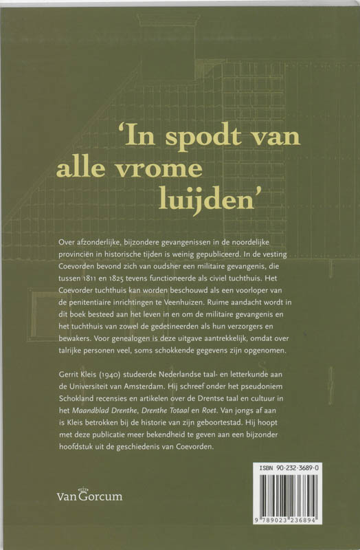 Achterkant van In spodt van alle vrome luijden