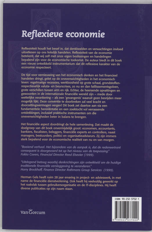Achterkant van Reflexieve economie