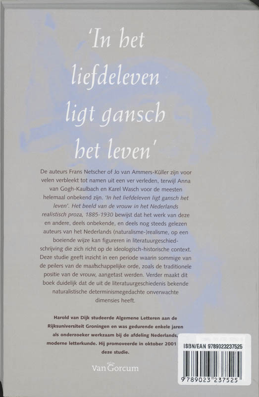 Achterkant van In het liefdeleven ligt gansch het leven