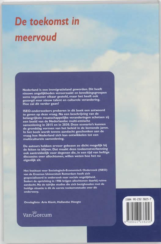 Achterkant van De toekomst in meervoud