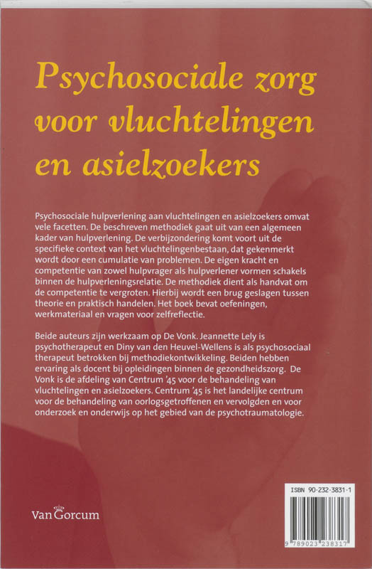 Achterkant van Psychosociale zorg voor vluchtelingen en asielzoekers