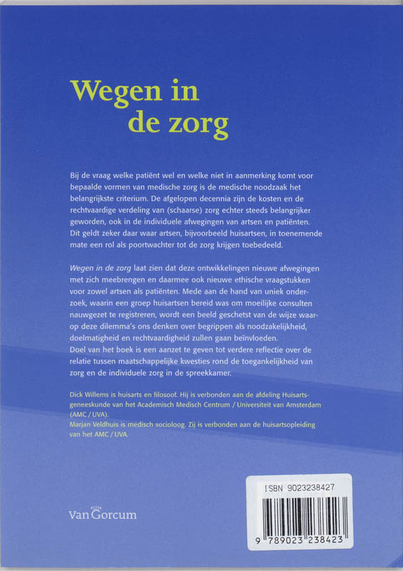 Achterkant van Wegen in de zorg