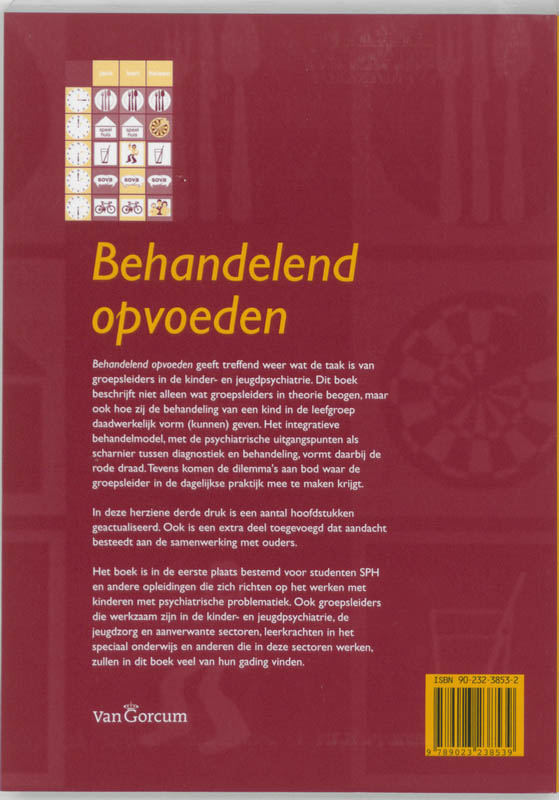 Achterkant van Behandelend opvoeden