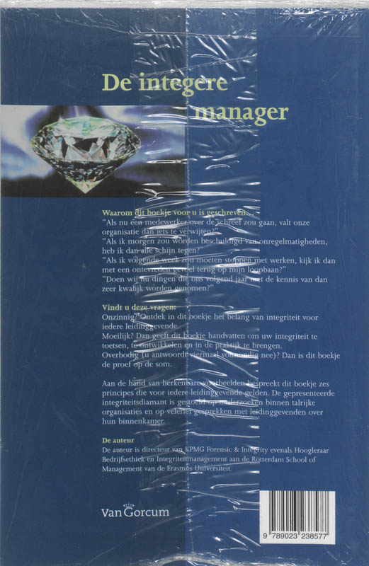 Achterkant van De integere manager