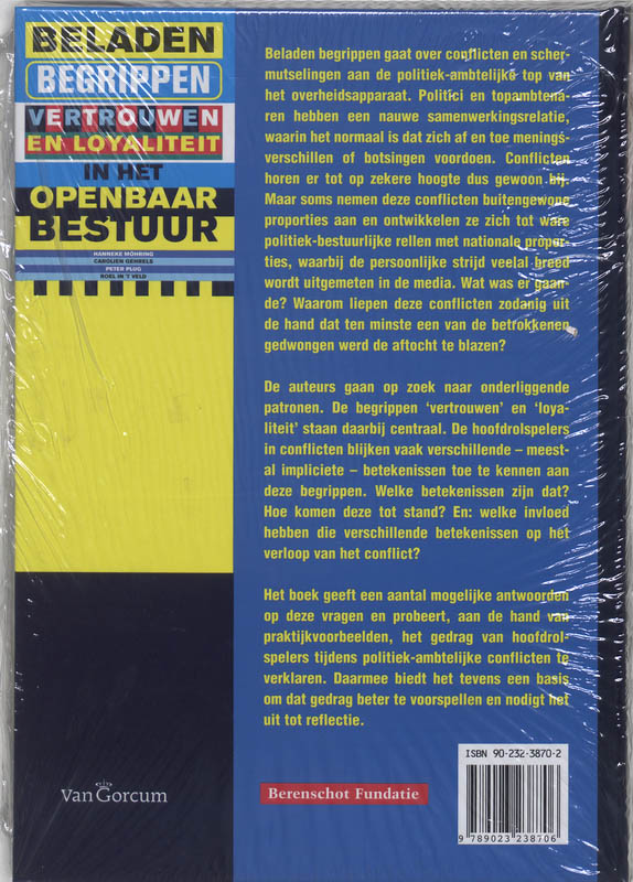 Achterkant van Beladen begrippen