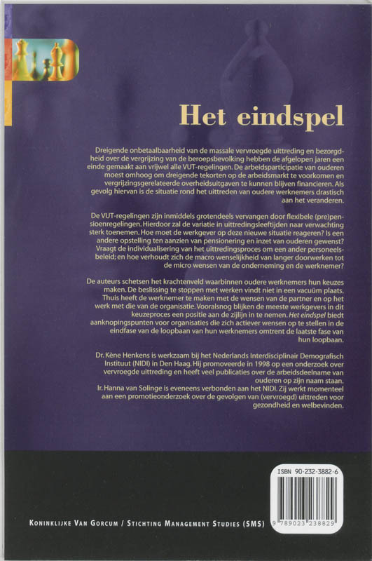 Achterkant van Het eindspel