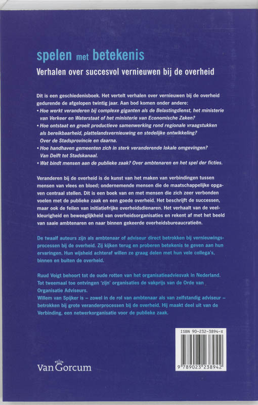 Achterkant van Spelen met betekenis