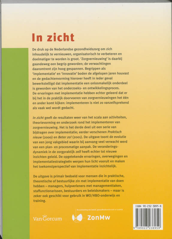 Achterkant van In zicht