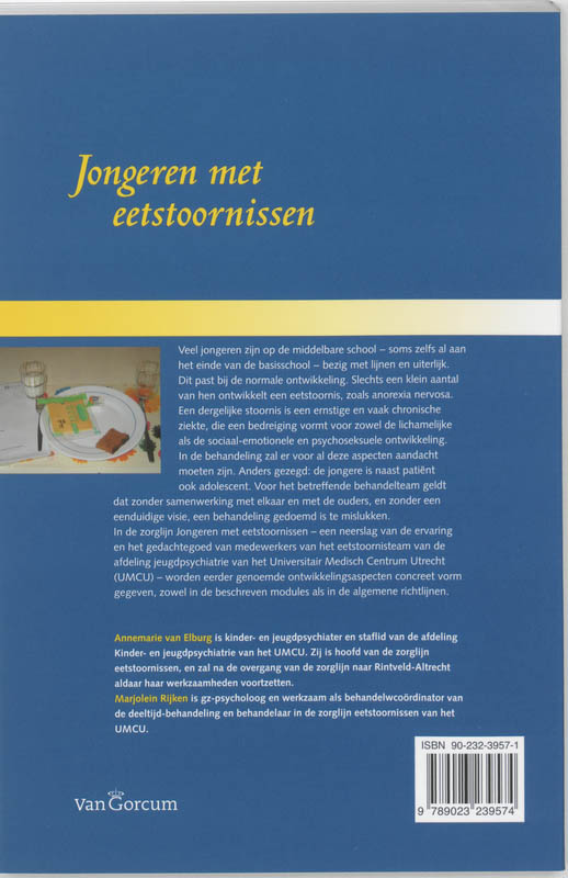 Achterkant van Jongeren met eetstoornissen