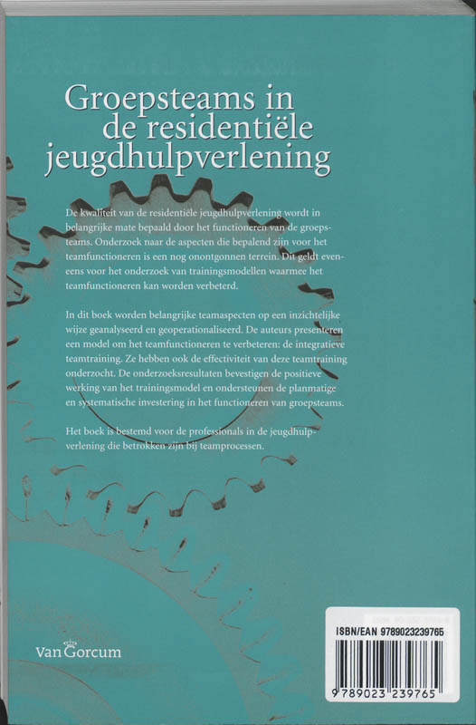Achterkant van Groepsteams in de residentiele jeugdhulpverlening