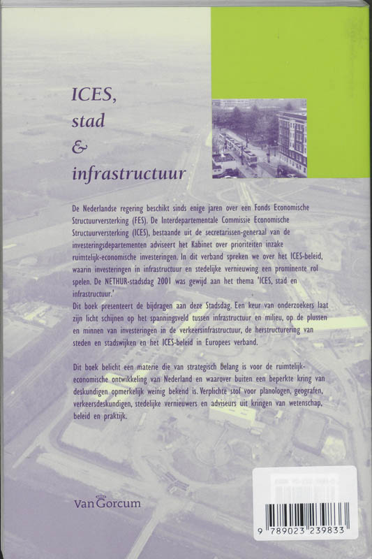 Achterkant van ICES, stad & infrastructuur