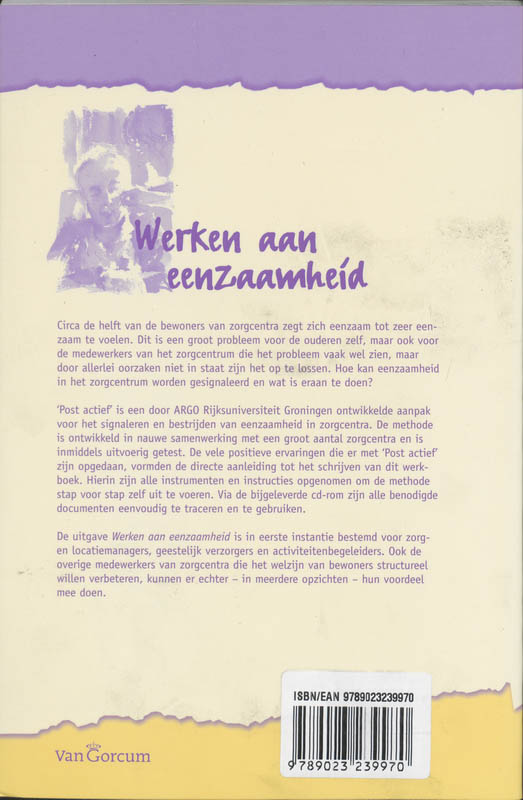 Achterkant van Werken aan eenzaamheid