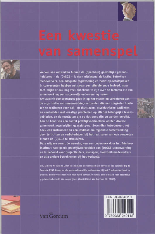 Achterkant van Een kwestie van samenspel