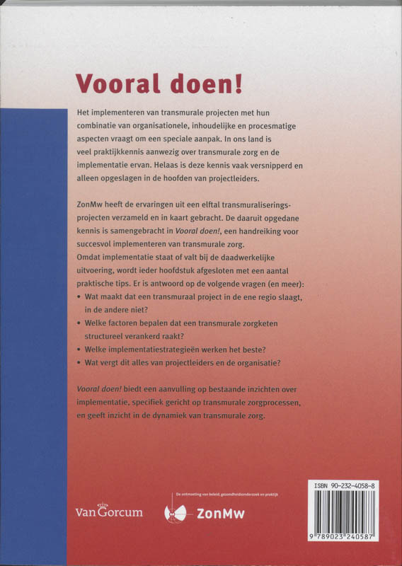 Achterkant van Vooral doen!