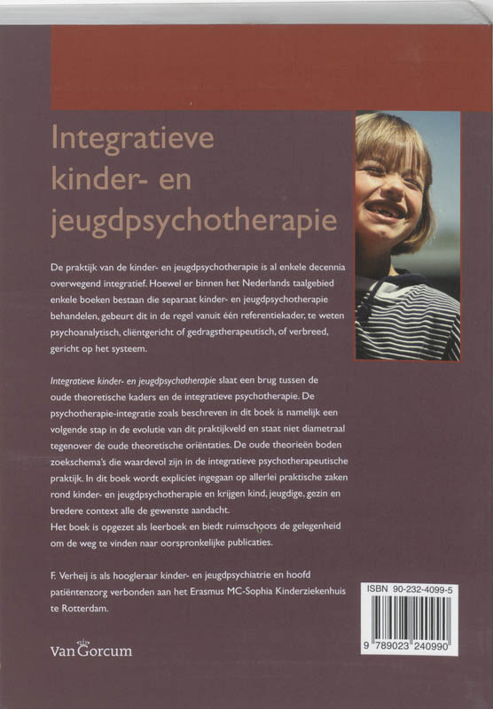 Achterkant van Integratieve kinder- en jeugdpsychotherapie