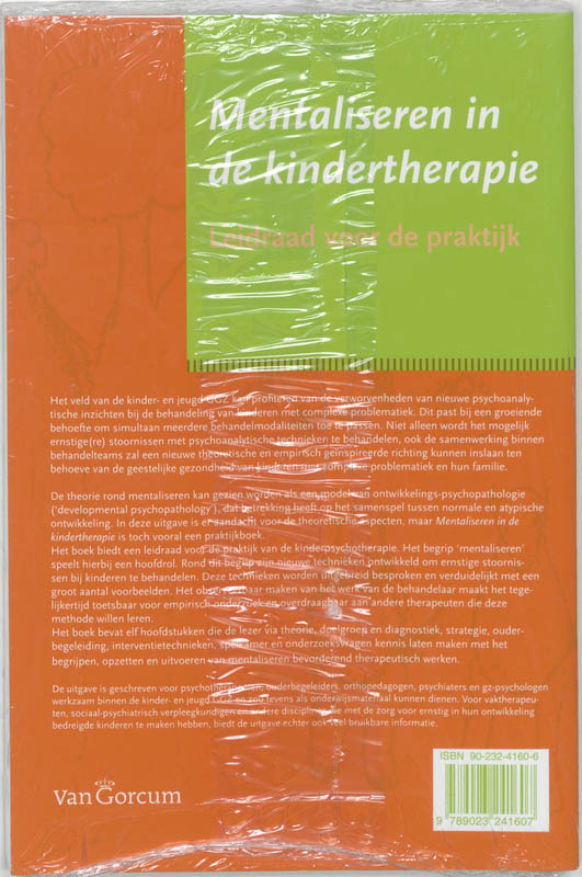 Achterkant van Mentaliseren in de kindertherapie
