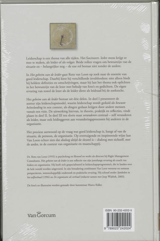 Achterkant van Het geheim van de leider