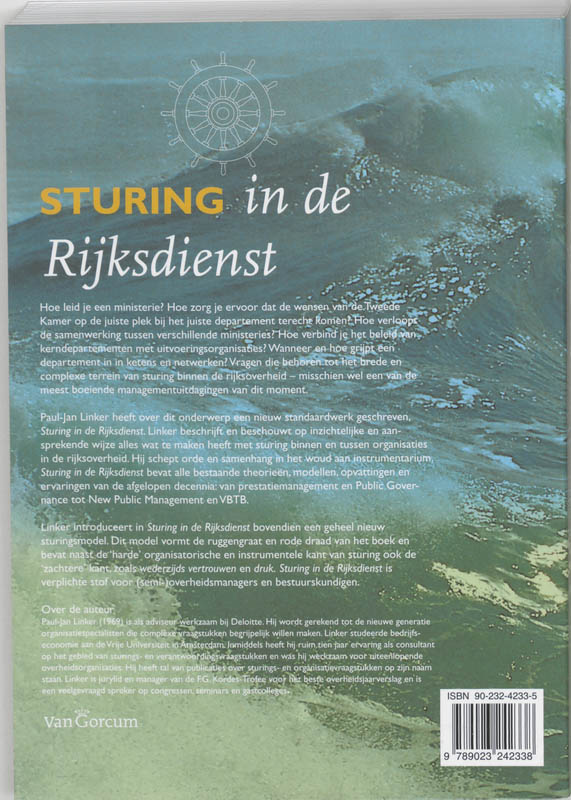 Achterkant van Sturing in de Rijksdienst