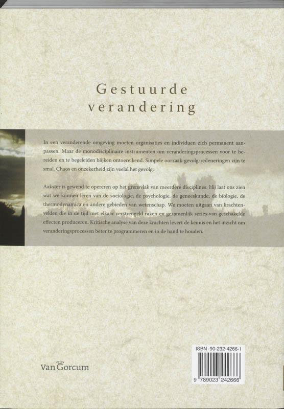 Achterkant van Gestuurde verandering