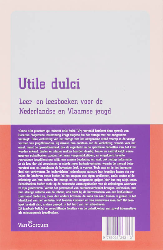 Achterkant van Utile dulci