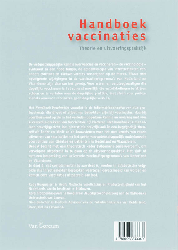 Achterkant van Theorie en uitvoeringspraktijk