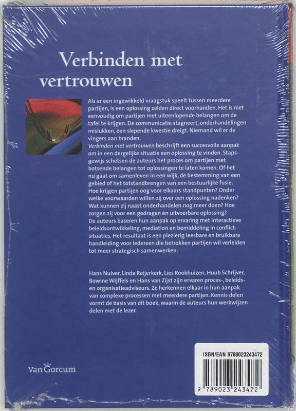Achterkant van Verbinden met vertrouwen