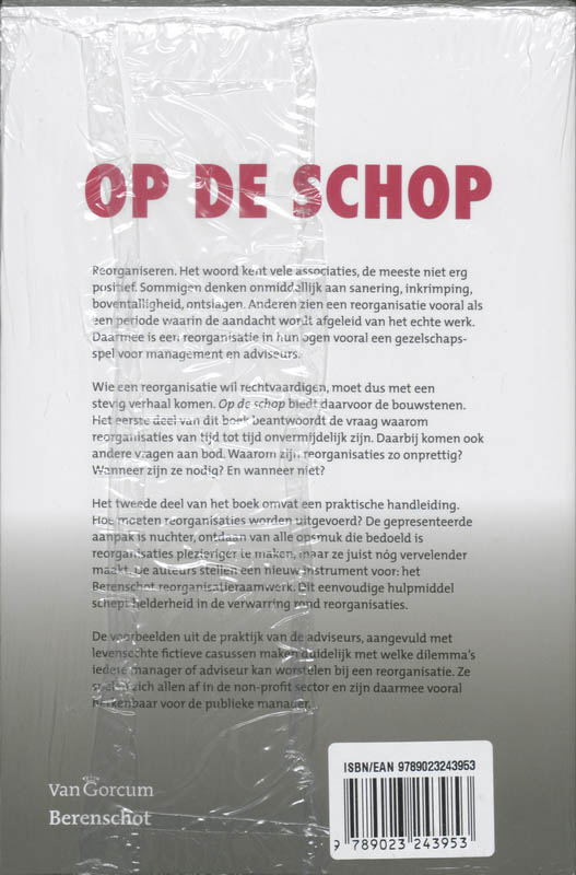 Achterkant van Op de schop