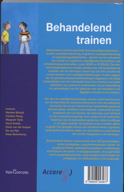 Achterkant van Behandelend trainen