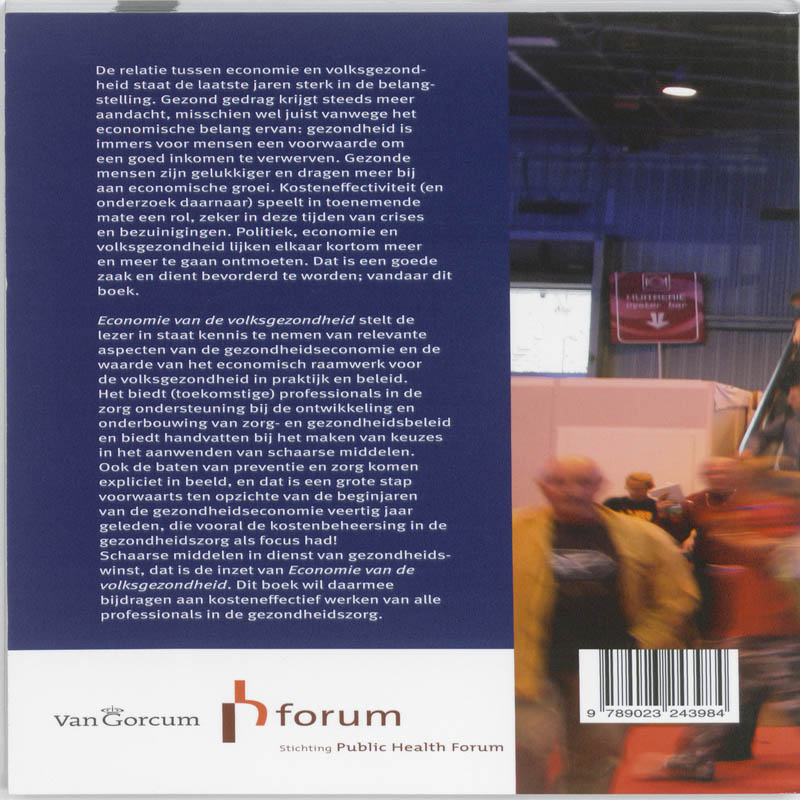 Achterkant van Economie van de volksgezondheid