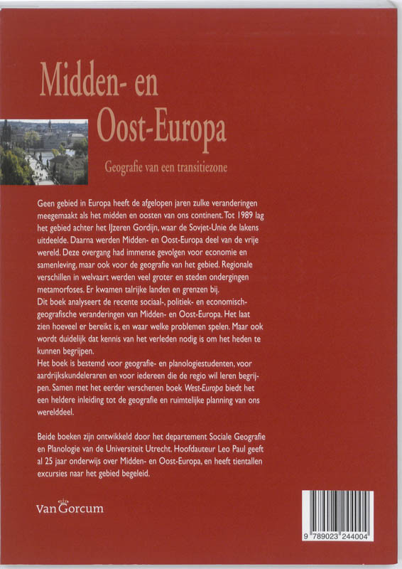 Achterkant van Midden- en Oost-Europa