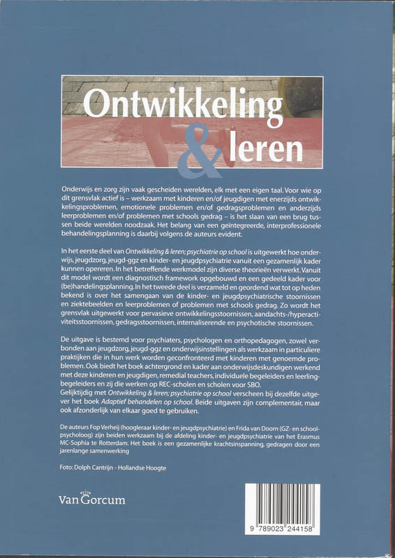 Achterkant van Ontwikkeling & leren