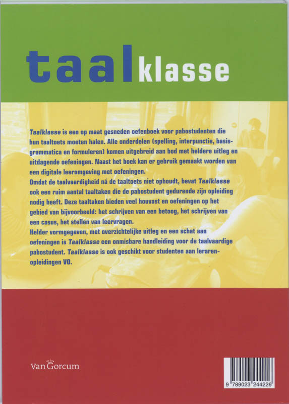 Achterkant van Taalklasse