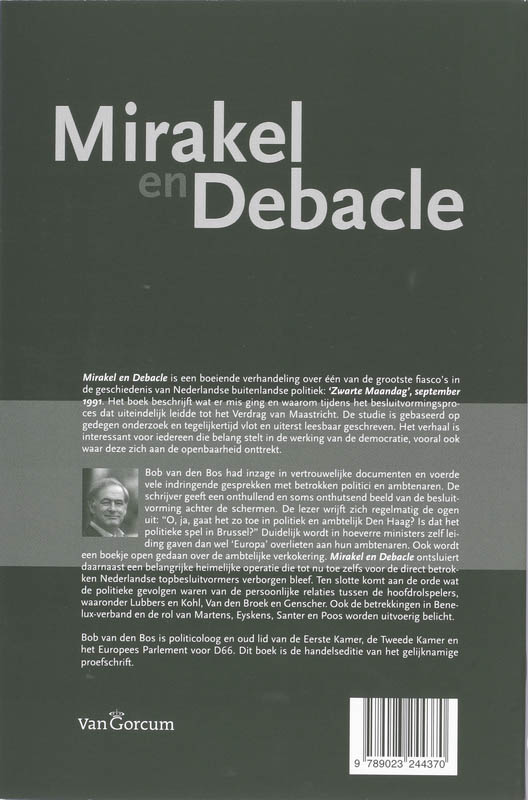 Achterkant van Mirakel en Debacle