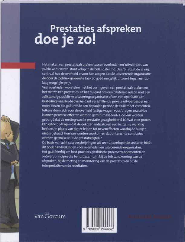 Achterkant van Prestatiemeting doe je zo!