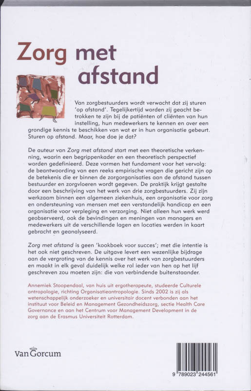 Achterkant van Zorg met afstand