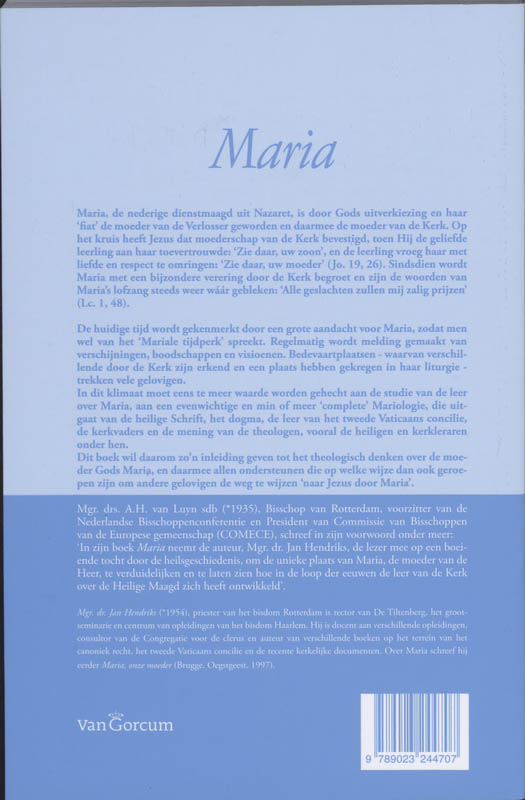 Achterkant van Maria
