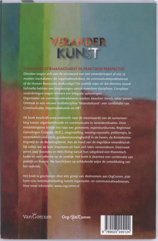 Achterkant van Veranderkunst