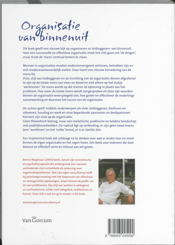 Achterkant van Organisatie van binnenuit