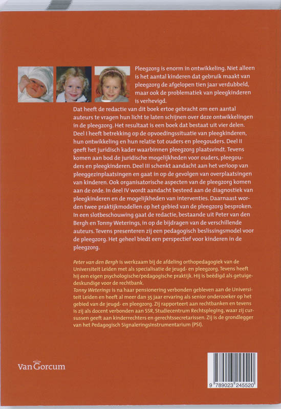 Achterkant van Pleegzorg in perspectief