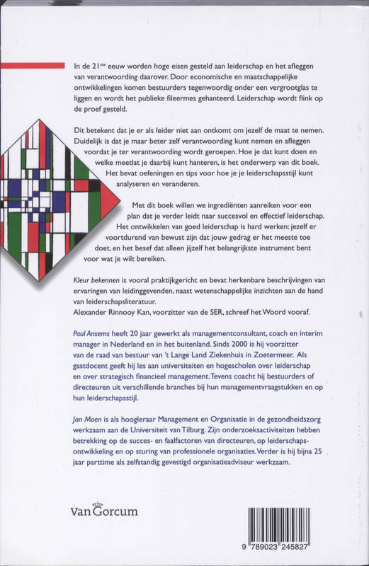 Achterkant van Kleur bekennen