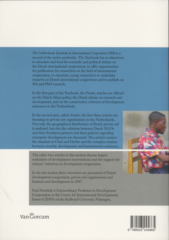 Achterkant van The Netherlands yearbook on International cooperation 2008