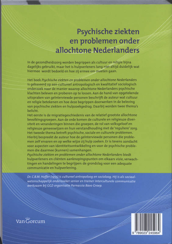 Achterkant van Psychische ziekten en problemen onder allochtone Nederlanders