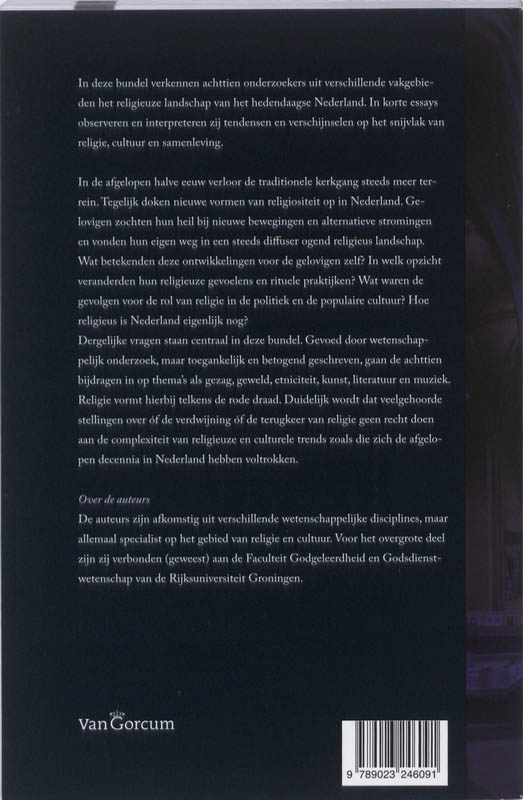 Achterkant van Religie in hedendaags Nederland