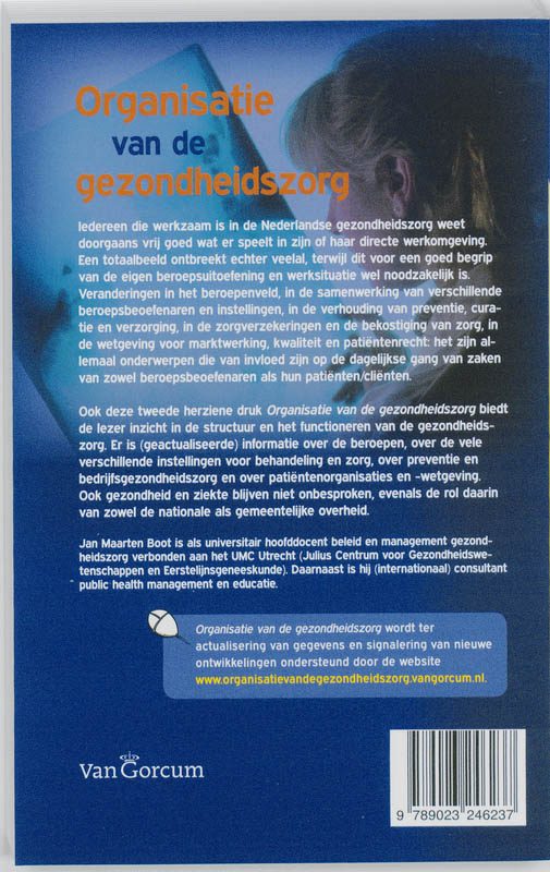 Achterkant van Organisatie van de gezondheidszorg