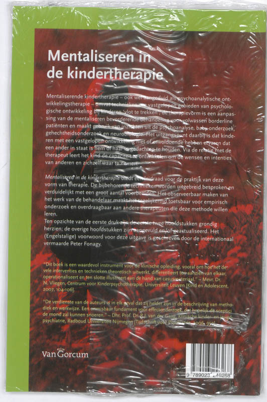 Achterkant van Mentaliseren in de kindertherapie