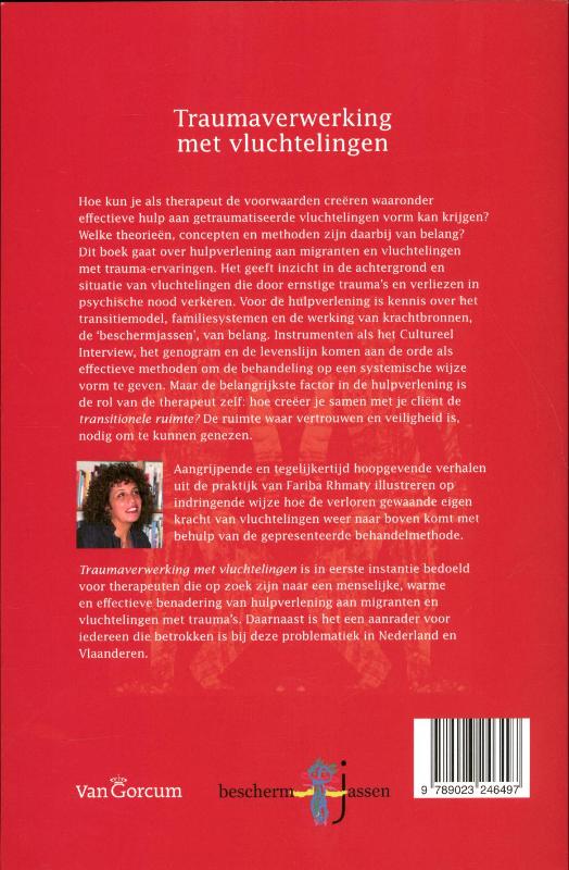 Achterkant van Traumaverwerking met vluchtelingen