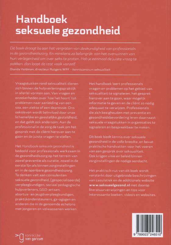 Achterkant van Handboek seksuele gezondheid
